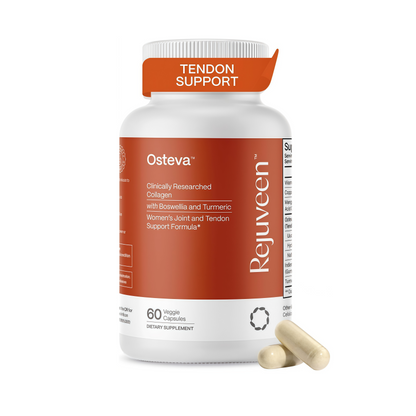 Osteva Joint Support Supplement for Women | High Potency Collagen, Turmeric, Boswellia | for Flexible Cartilage & Tendons, Resilient Knees & Hip, Improved Mobility | Non-GMO, 60 Ct